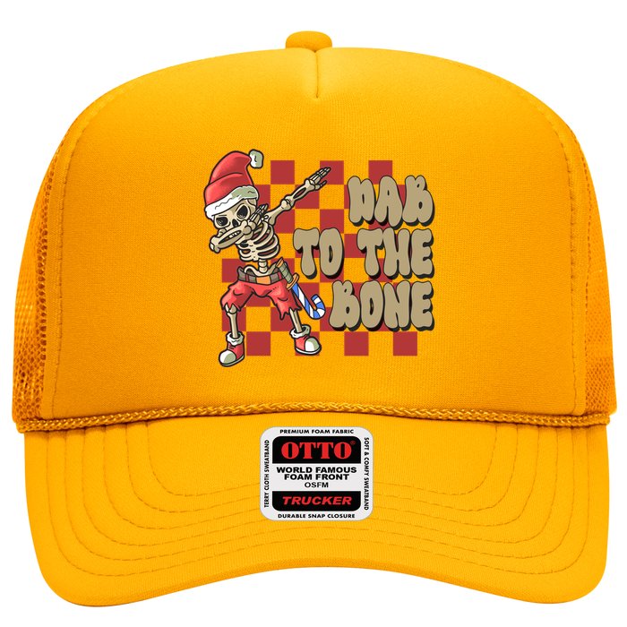 Dab To The Bone Funny Halloween Skeleton Trucker Hat