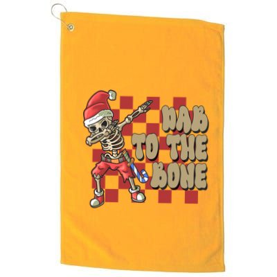 Dab To The Bone Funny Halloween Skeleton Golf Towel