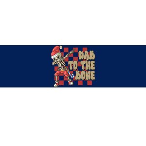 Dab To The Bone Funny Halloween Skeleton Bumper Sticker