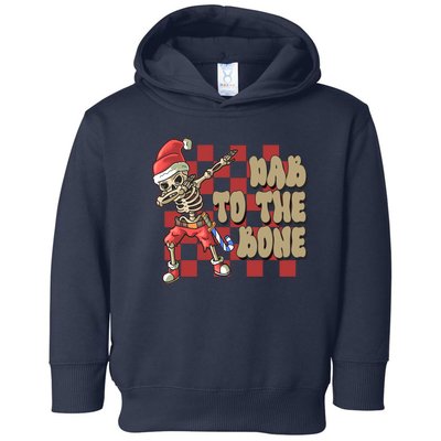 Dab To The Bone Funny Halloween Skeleton Toddler Hoodie