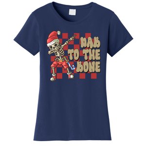 Dab To The Bone Funny Halloween Skeleton Women's T-Shirt