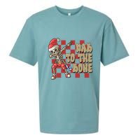 Dab To The Bone Funny Halloween Skeleton Sueded Cloud Jersey T-Shirt