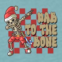 Dab To The Bone Funny Halloween Skeleton Sueded Cloud Jersey T-Shirt