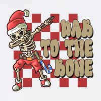Dab To The Bone Funny Halloween Skeleton Garment-Dyed Sweatshirt
