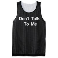 Dont Talk To Me Mesh Reversible Basketball Jersey Tank