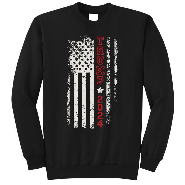 Donald Trump Take America Back 2024 Donald Trump 4th Of July Sweatshirt