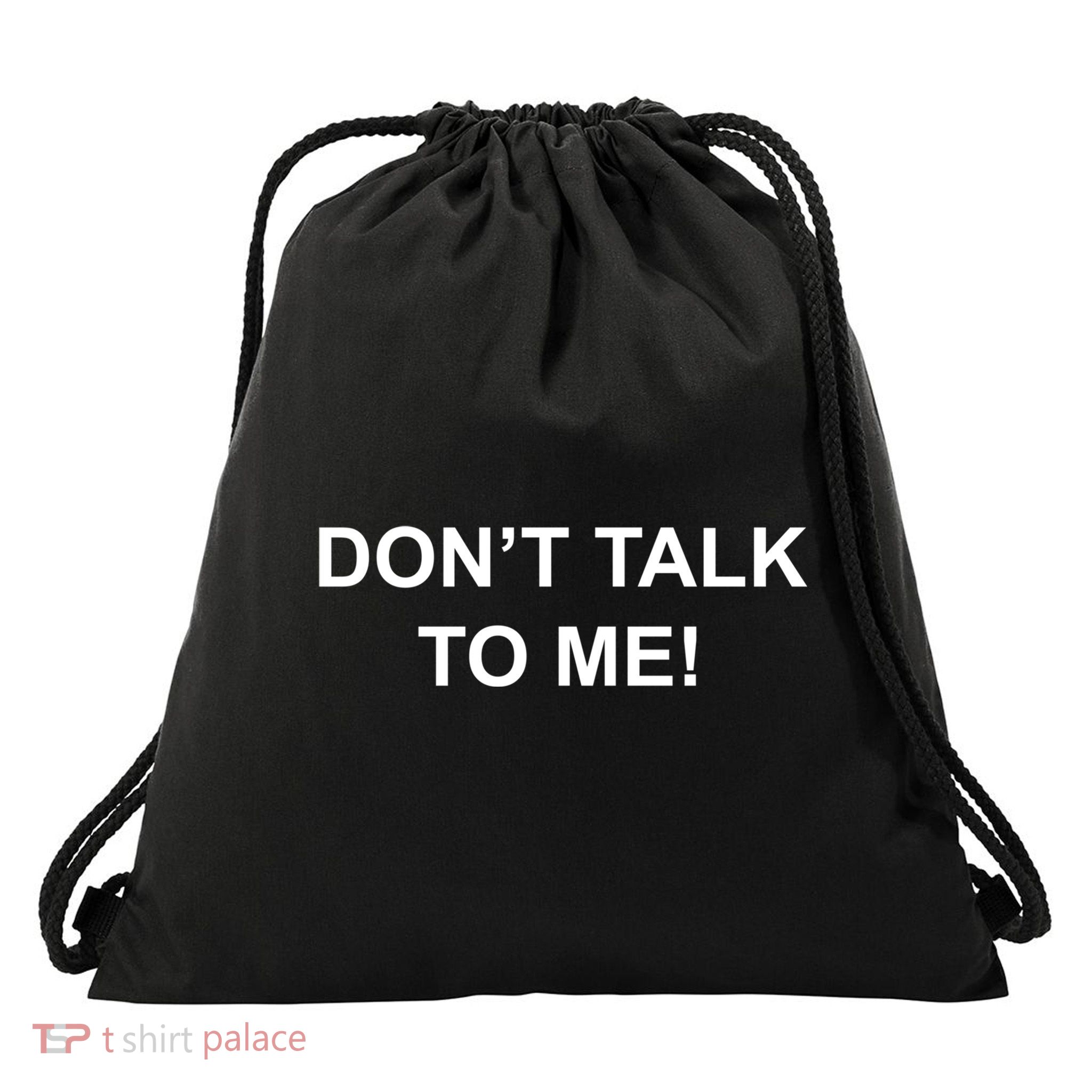 Don't Talk To Me Secret Masked Performer Gift Drawstring Bag