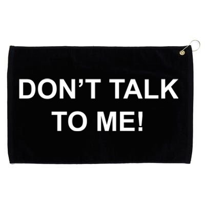 Don't Talk To Me Secret Masked Performer Gift Grommeted Golf Towel