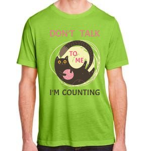 DonT Talk To Me IM Counting Funny Crochet Cat Lover Adult ChromaSoft Performance T-Shirt