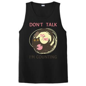 DonT Talk To Me IM Counting Funny Crochet Cat Lover PosiCharge Competitor Tank