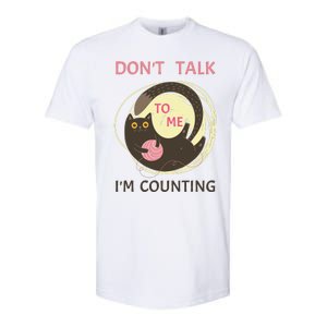 DonT Talk To Me IM Counting Funny Crochet Cat Lover Softstyle CVC T-Shirt