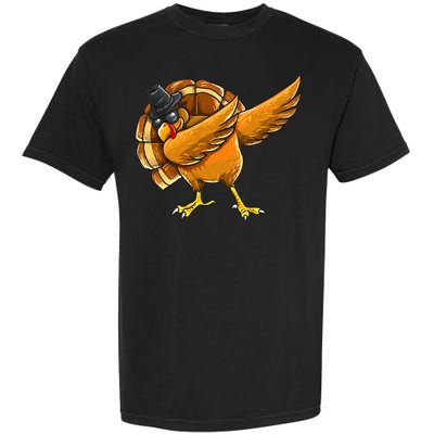 Dabbing Turkey Thanksgiving Turkey Day Garment-Dyed Heavyweight T-Shirt