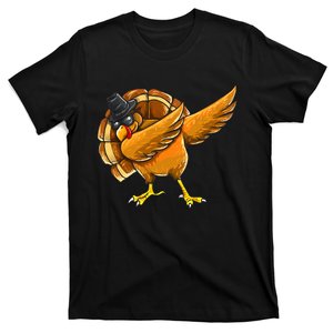 Dabbing Turkey Thanksgiving Turkey Day T-Shirt