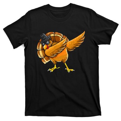 Dabbing Turkey Thanksgiving Turkey Day T-Shirt