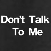 Don't Talk To Me Gift Adult Drive Performance Visor
