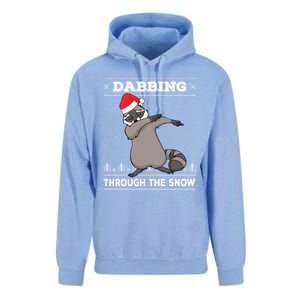 Dabbing Through The Snow Raccoon Dab Ugly Christmas Sweater Cool Gift Unisex Surf Hoodie