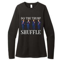 Do The Trump Shuffle Funny Trump Dance 4th July Trump 2024 Womens CVC Long Sleeve Shirt