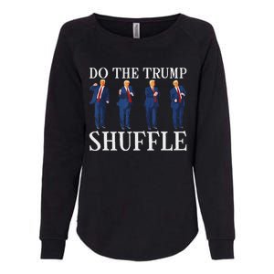 Do The Trump Shuffle Funny Trump Dance 4th July Trump 2024 Womens California Wash Sweatshirt