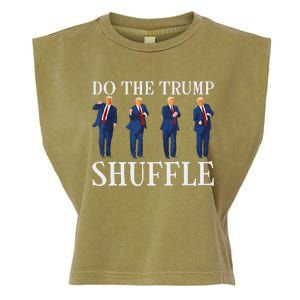 Do The Trump Shuffle Funny Trump Dance 4th July Trump 2024 Garment-Dyed Women's Muscle Tee