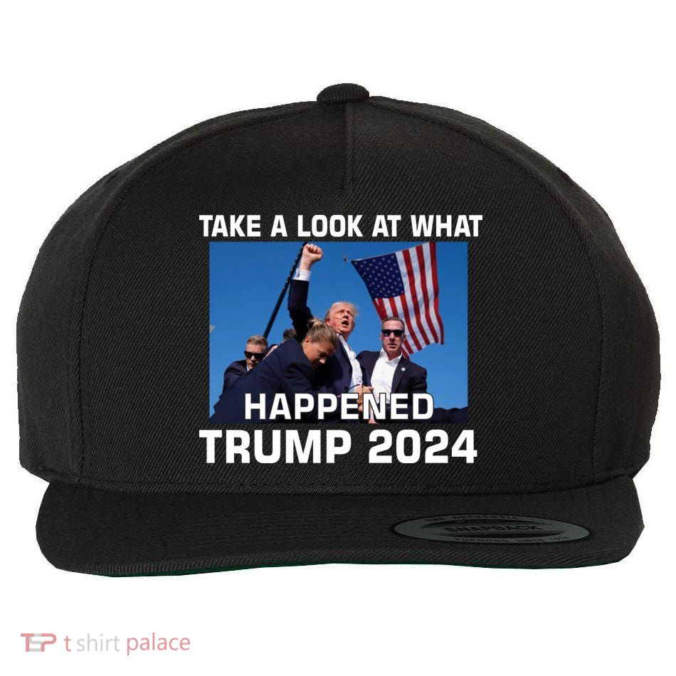Donald Trump Take A Look What Happened I DonT Die Easily Wool Snapback Cap