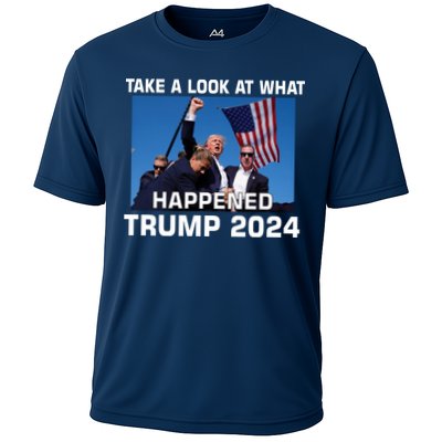 Donald Trump Take A Look What Happened I DonT Die Easily Performance Shirt