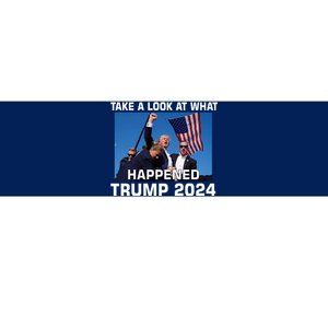 Donald Trump Take A Look What Happened I DonT Die Easily Bumper Sticker