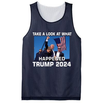 Donald Trump Take A Look What Happened I DonT Die Easily Mesh Reversible Basketball Jersey Tank