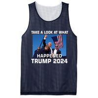 Donald Trump Take A Look What Happened I DonT Die Easily Mesh Reversible Basketball Jersey Tank