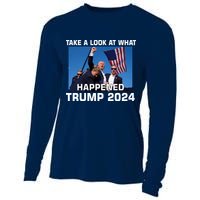Donald Trump Take A Look What Happened I DonT Die Easily Cooling Performance Long Sleeve Crew