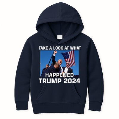 Donald Trump Take A Look What Happened I DonT Die Easily Kids Hoodie
