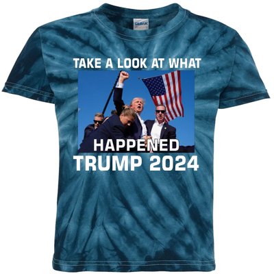 Donald Trump Take A Look What Happened I DonT Die Easily Kids Tie-Dye T-Shirt