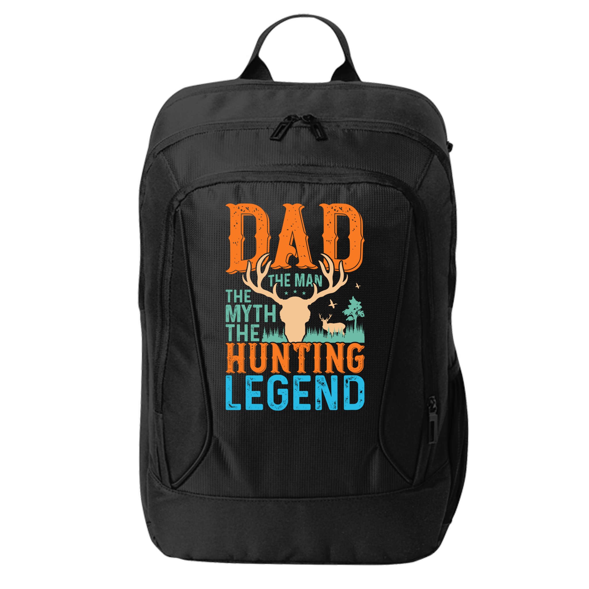 Dad The The Myth The Hunting Legend Gift City Backpack
