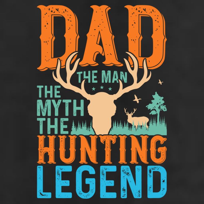 Dad The The Myth The Hunting Legend Gift Microfiber Hand Towel