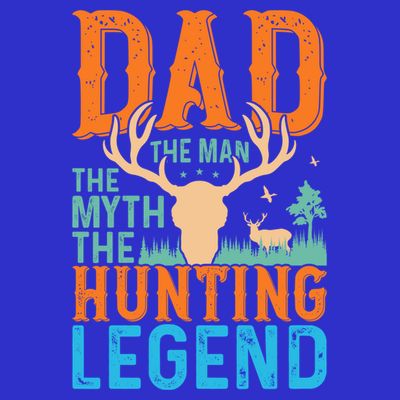 Dad The The Myth The Hunting Legend Gift T-Shirt