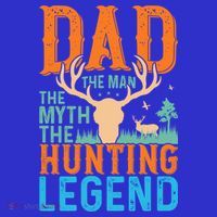 Dad The The Myth The Hunting Legend Gift Womens T-Shirt
