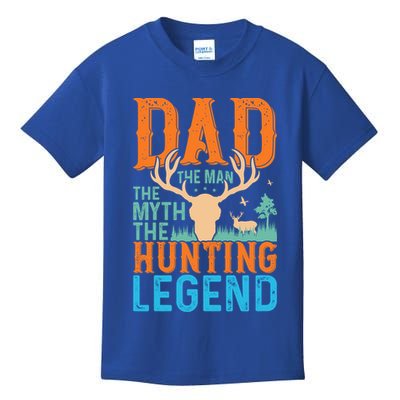 Dad The The Myth The Hunting Legend Gift Kids T-Shirt