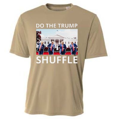 Do The Trump Shuffle Funny Trump Dance At White House 2024 Cooling Performance Crew T-Shirt