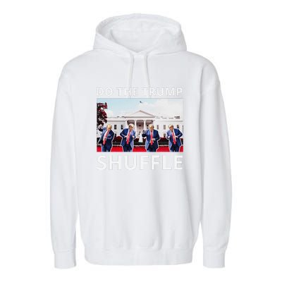 Do The Trump Shuffle Funny Trump Dance At White House 2024 Garment-Dyed Fleece Hoodie