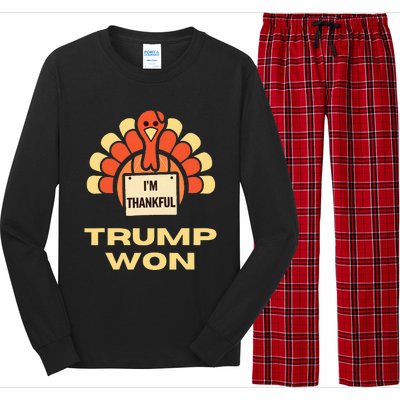 Donald Trump Thanksgiving Long Sleeve Pajama Set