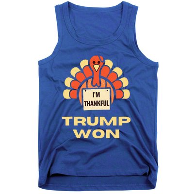 Donald Trump Thanksgiving Tank Top