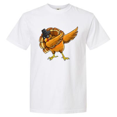 Dabbing Turkey Thanksgiving Funny Turkey Day Garment-Dyed Heavyweight T-Shirt