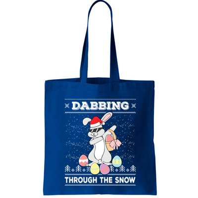 Dabbing Through The Snow Bunny Ugly Christmas Sweater Rabbit Gift Bag