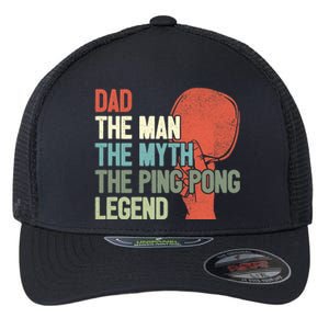 Dad Table Tennis Player Father Ping Pong Daddy PingPong Premium Flexfit Unipanel Trucker Cap