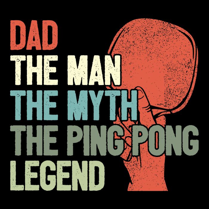 Dad Table Tennis Player Father Ping Pong Daddy PingPong Premium Backpack