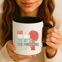 Dad Table Tennis Player Father Ping Pong Daddy PingPong Premium Mug