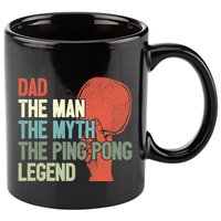 Dad Table Tennis Player Father Ping Pong Daddy PingPong Premium 11oz C Handle Ceramic Mug
