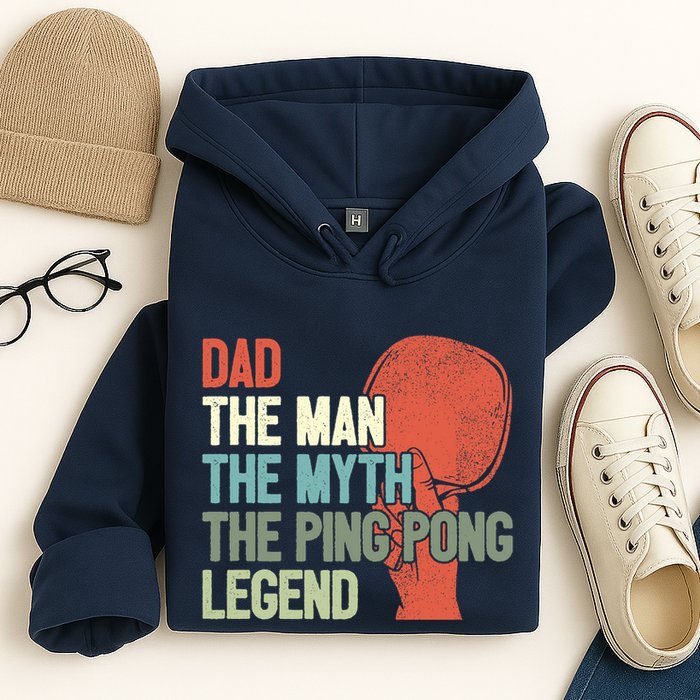 Dad Table Tennis Player Father Ping Pong Daddy PingPong Premium Hoodie