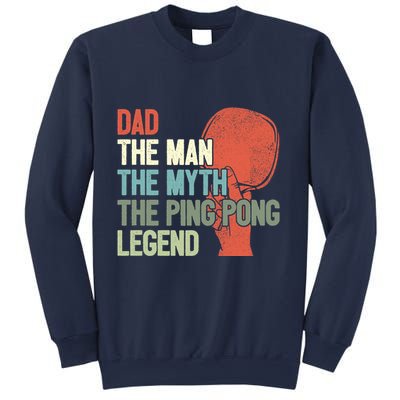 Dad Table Tennis Player Father Ping Pong Daddy PingPong Premium Sweatshirt