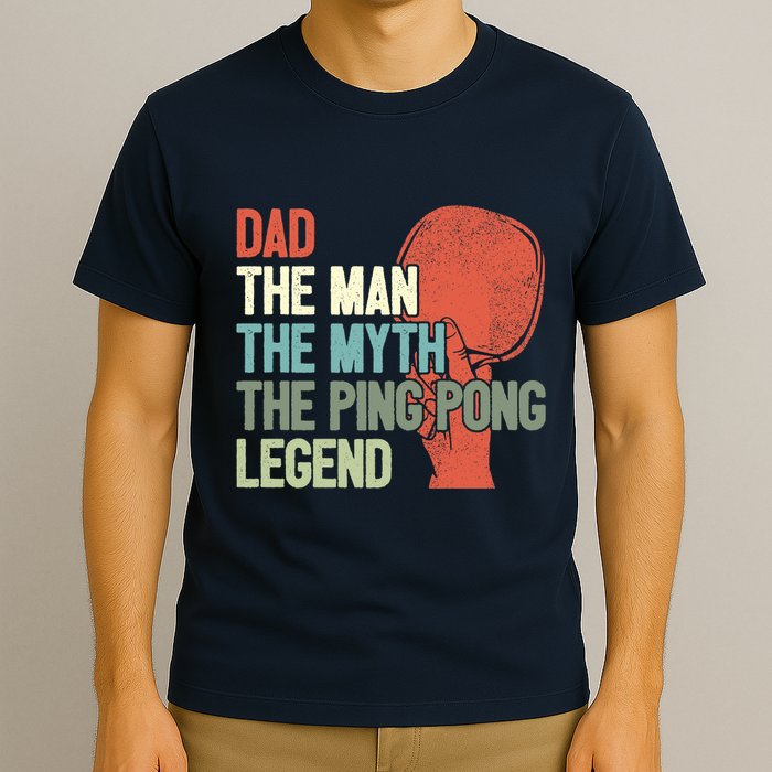 Dad Table Tennis Player Father Ping Pong Daddy PingPong Premium T-Shirt