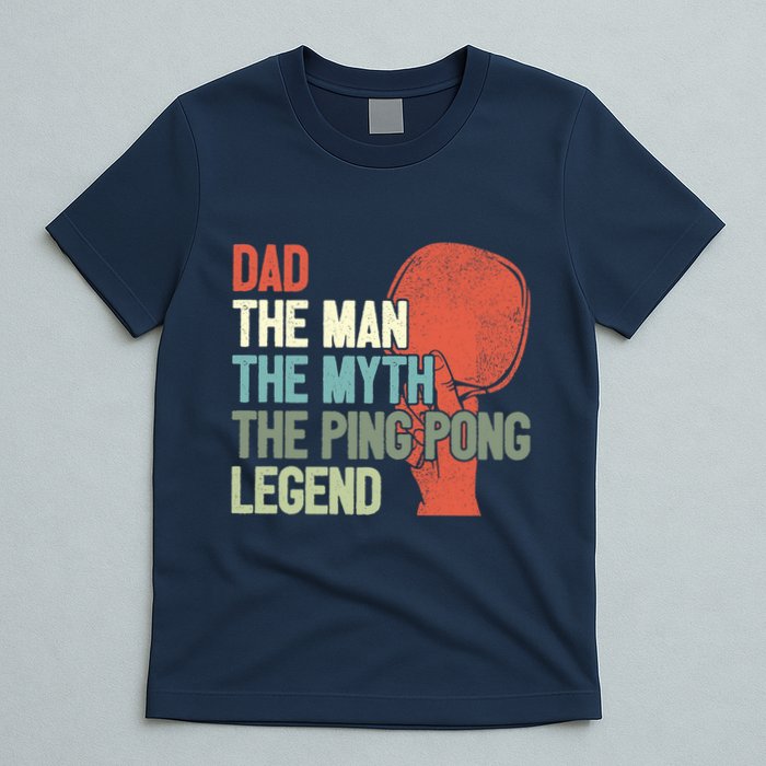 Dad Table Tennis Player Father Ping Pong Daddy PingPong Premium T-Shirt